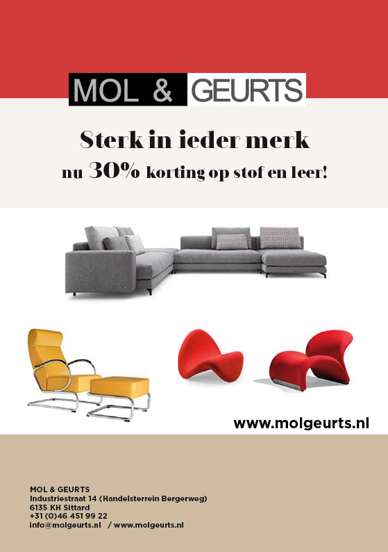 Najaarsactie Mol & Geurts Herstofferen